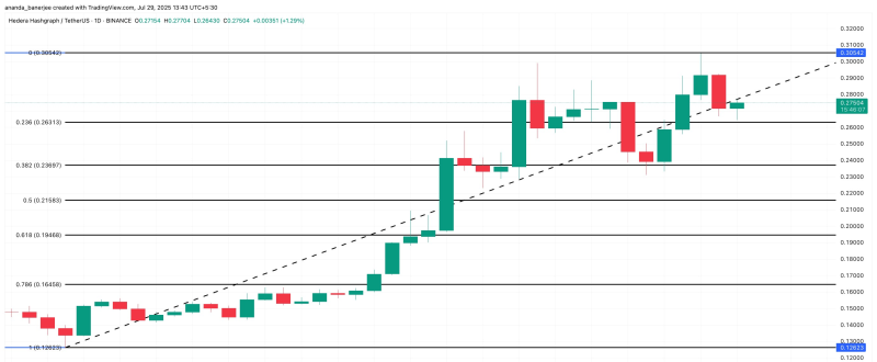 HBAR 가격 차트