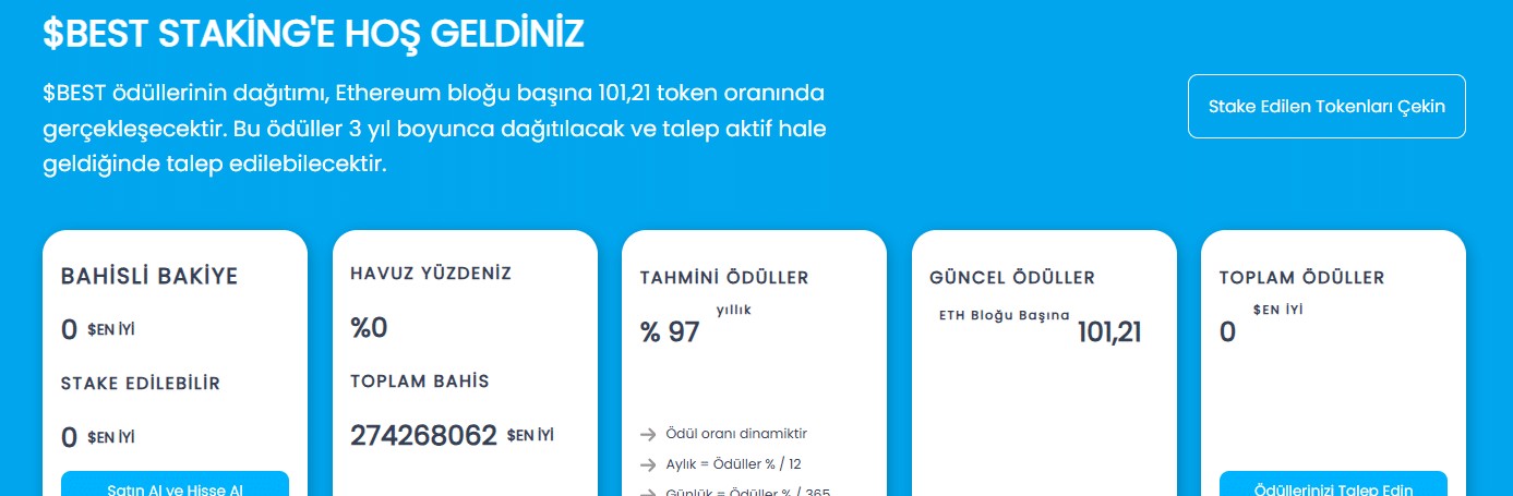 Best Wallet Arayüzü