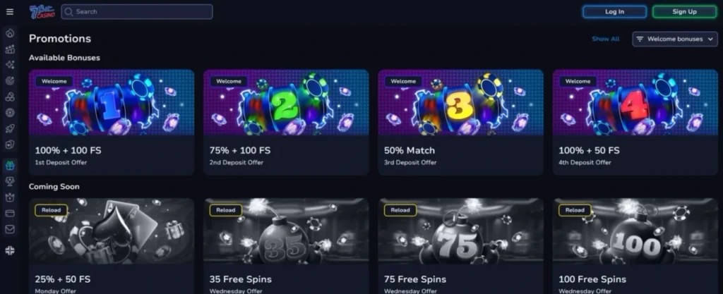 Promociones en 7Bit Casino