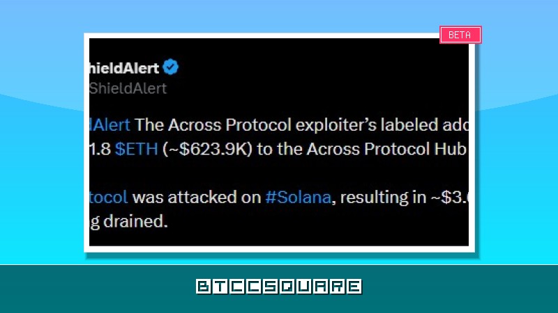 Across Exploiter Returns $623.9K in ETH After Security Breach