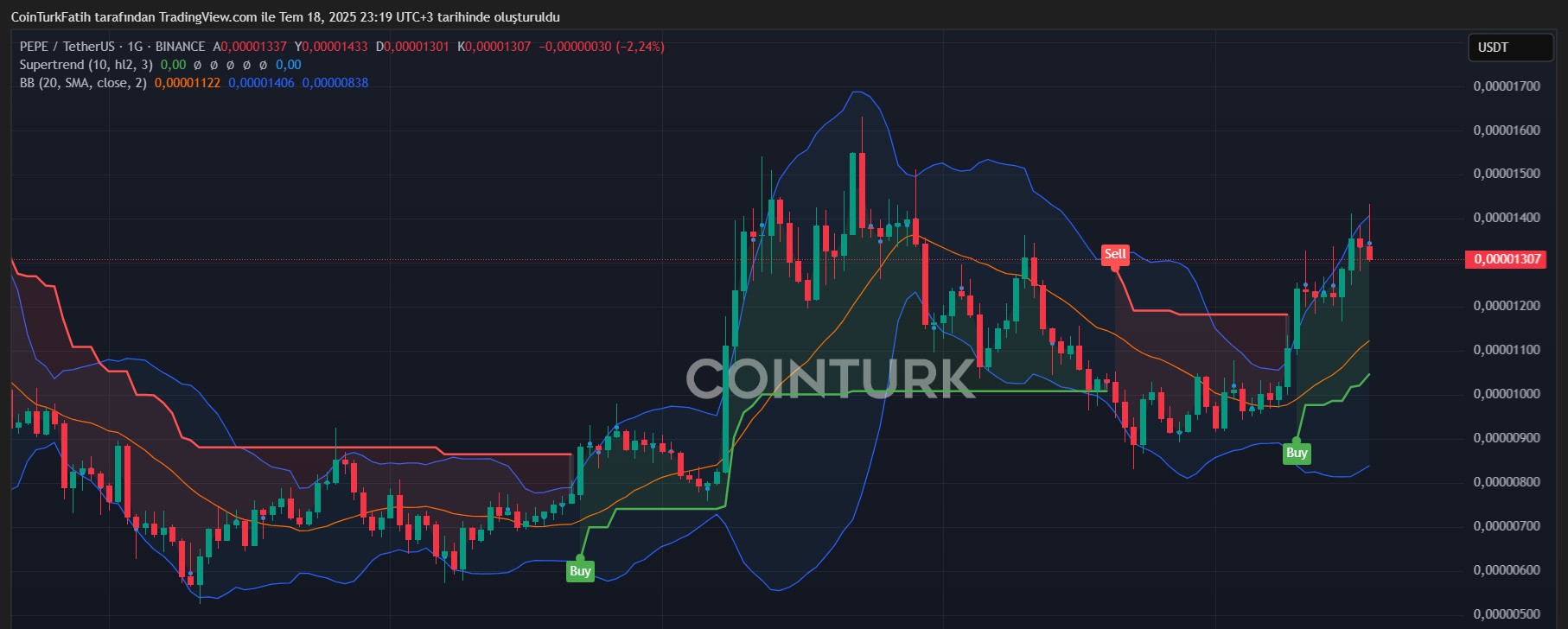 PEPE Coin teknik analiz