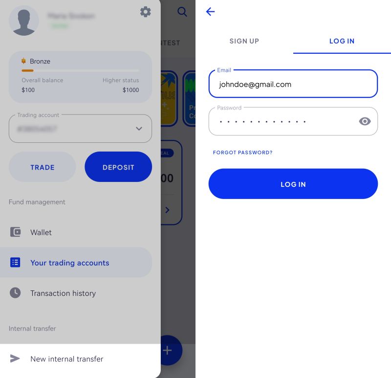 Octa Copy transfer ekranı