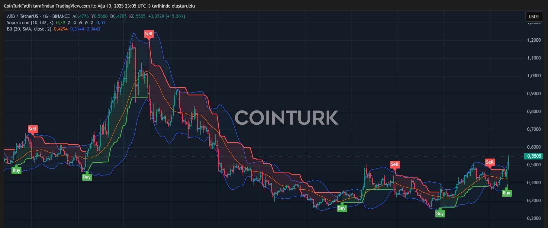 ARB Coin Fiyat Grafiği