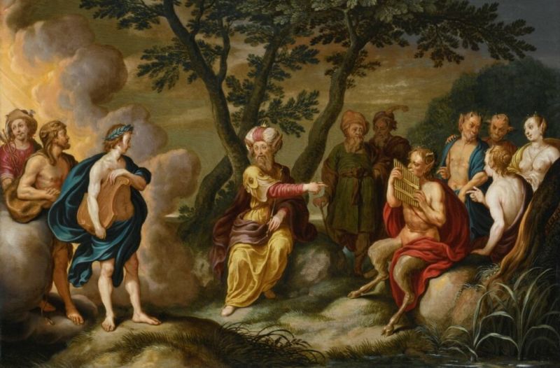 Midas, Pan ve Apollon