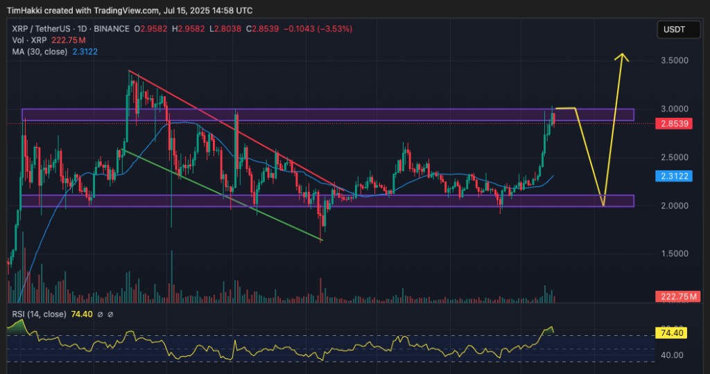 XRP Fiyat Grafiği