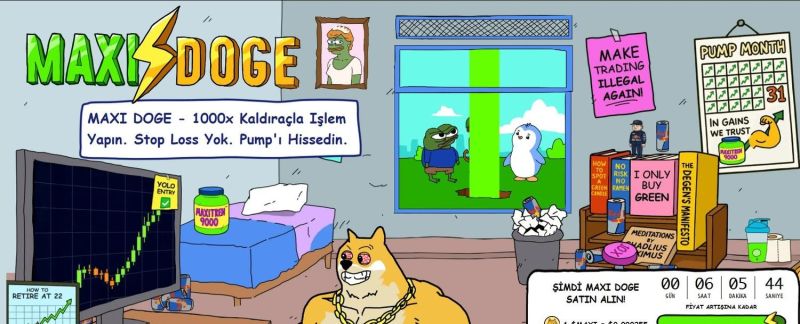 Maxi Doge (MAXI): Dogecoin’i Titreten Köpek Temalı Coin