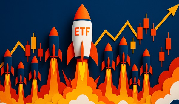 主要資産運用会社のETF上場スケジュール比較図