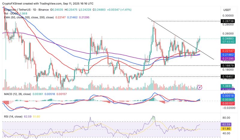 DOGE/USDT 기술적 분석