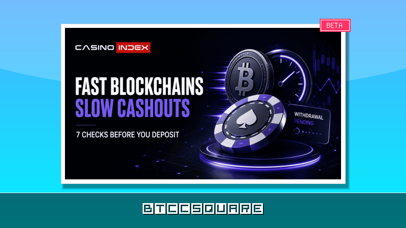 Schnelle Blockchains, langsame Auszahlungen: 7 entscheidende Prüfpunkte für die Wahl des optimalen Krypto-Casinos 2026