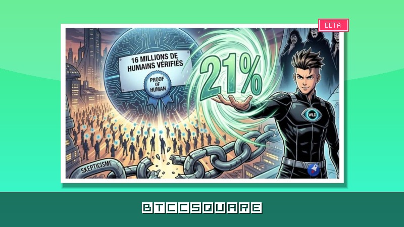 Worldcoin bondit de 20% : Eightco révèle une énorme position en WLD