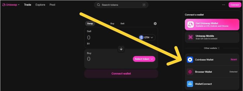 Liquidity Mining Interface