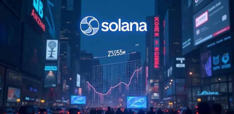 SolanaとHyperliquidの比較チャート