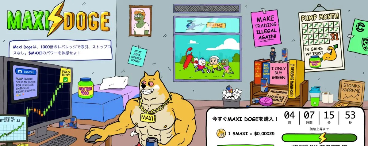Maxi Doge價格走勢圖