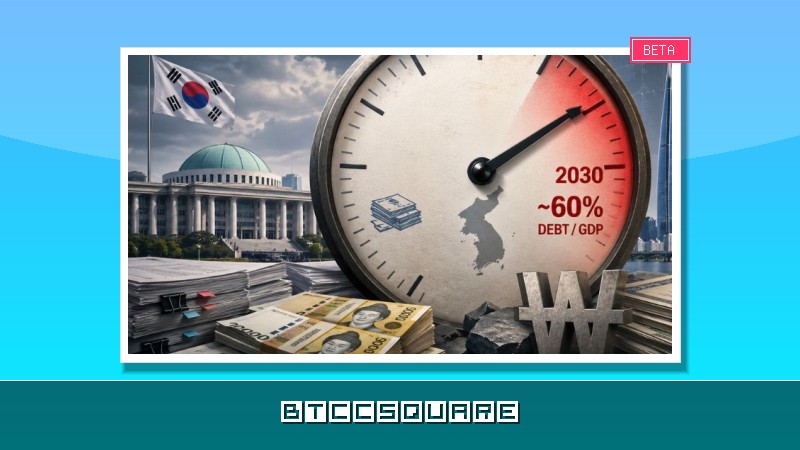 南韓國債時鐘加速倒數：2030 年恐逼近 GDP 六成，財政壓力持續升高