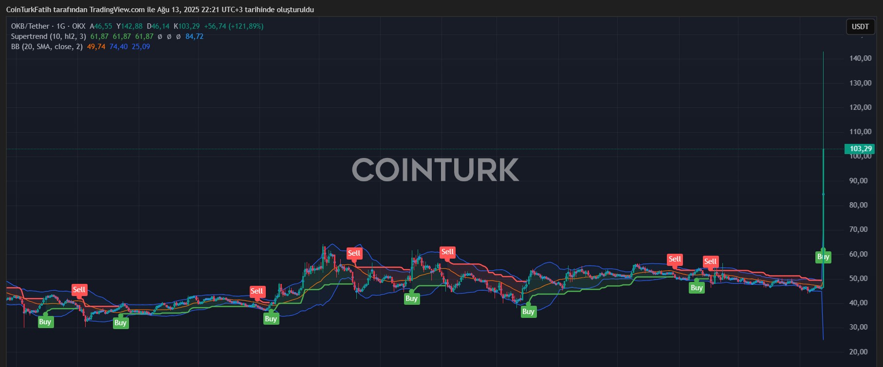 OKB Coin Fiyat Grafiği