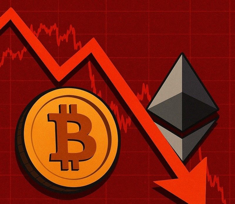 전쟁 끝난다더니...비트코인·이더리움·XRP 동반 하락, 주요 암호화폐 10% 급락 충격
