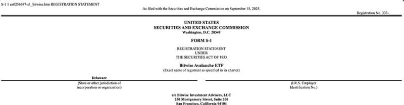 Demande ETF Bitwise