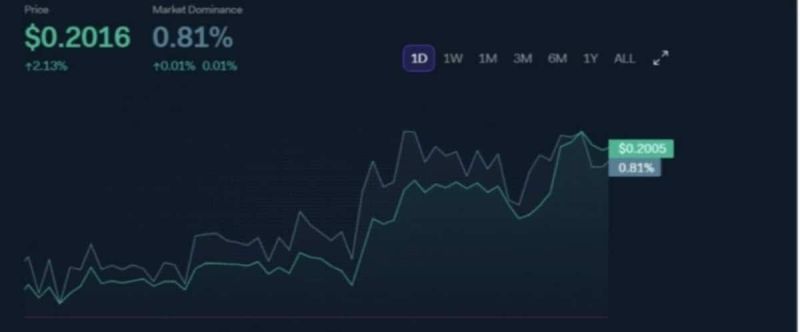 dogecoin işlem grafiği