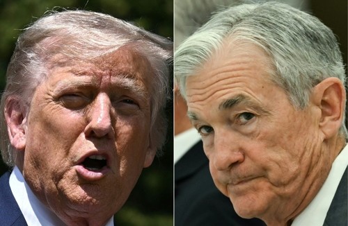 トランプ大統領とパウエルFRB議長