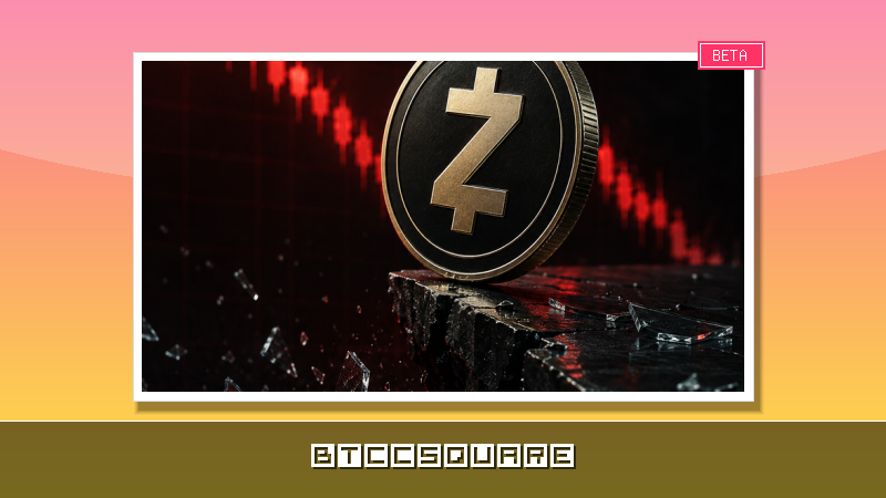 FSA 경고에 ZEC 폭락…10% 급락, 매수세 실종 위기
