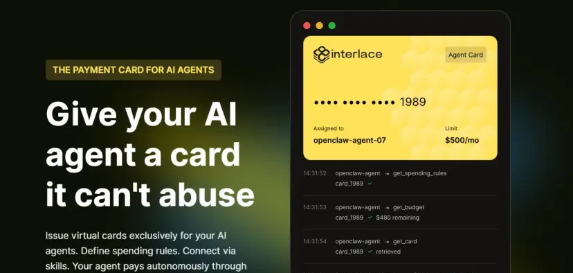 Interlace 發布 Agent Card，以 AI Agent 建置可控支付機制