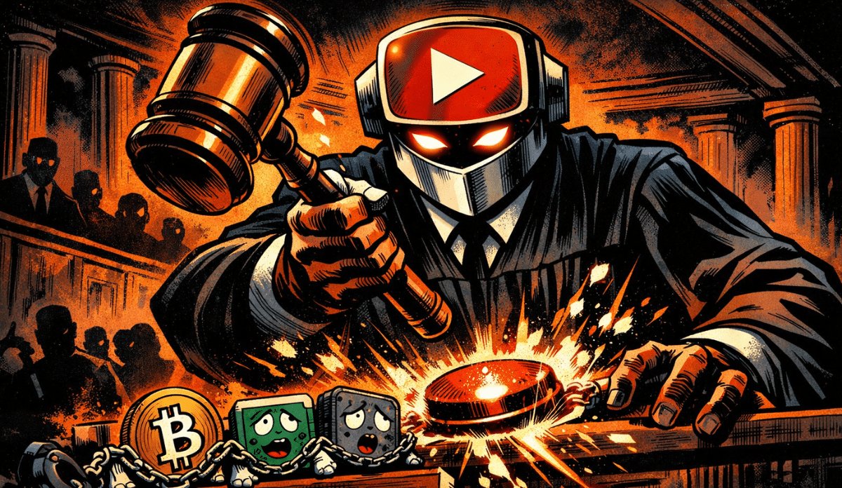 YouTube массово удаляет криптовалютные каналы без объяснений — Bitcoin.com среди первых жертв