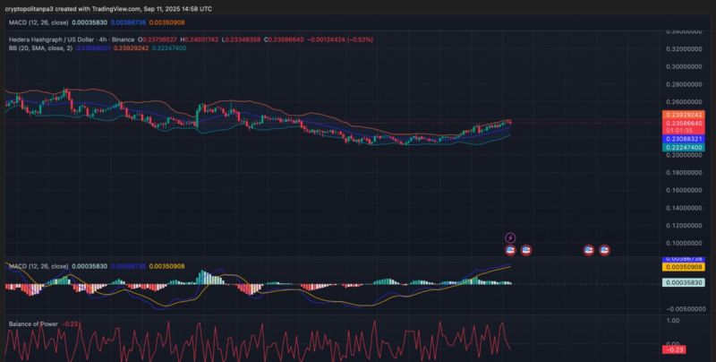 HBARUSD chart by TradingView