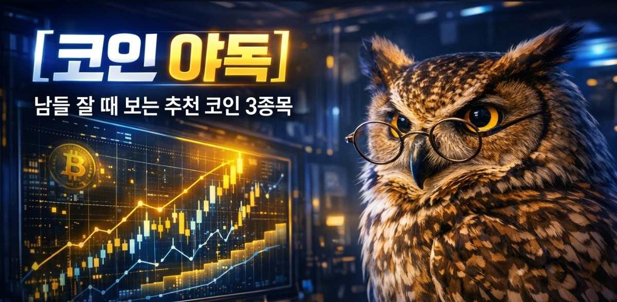 [속보] 코인 야독, 남들 자는 사이 급등할 3종목 공개 – 오늘의 강세장 주인공은?