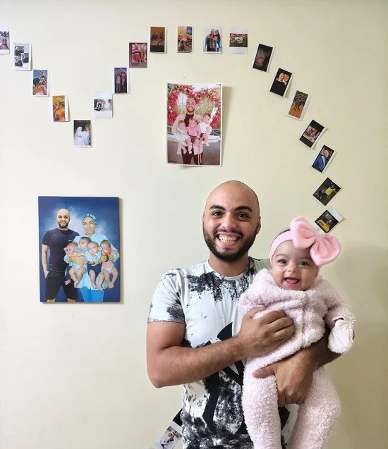 نرمين سعيد وزوجها