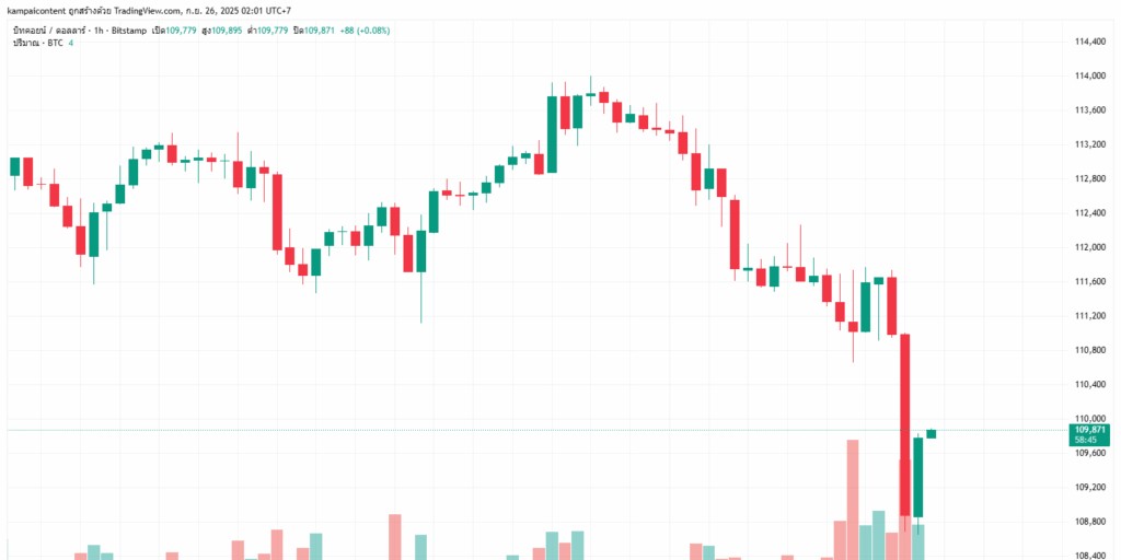 กราาฟราราคา Bitcoin