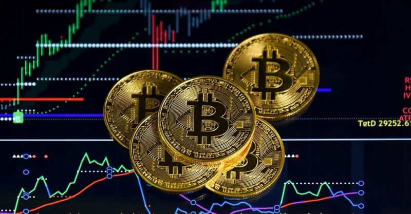 Gr&aacute;fico de Bitcoin con proyecciones de precio