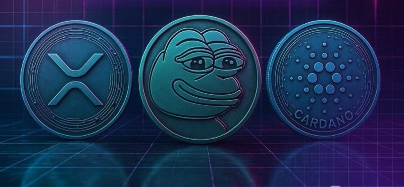 XRP, Cardano ve Pepe fiyat grafikleri