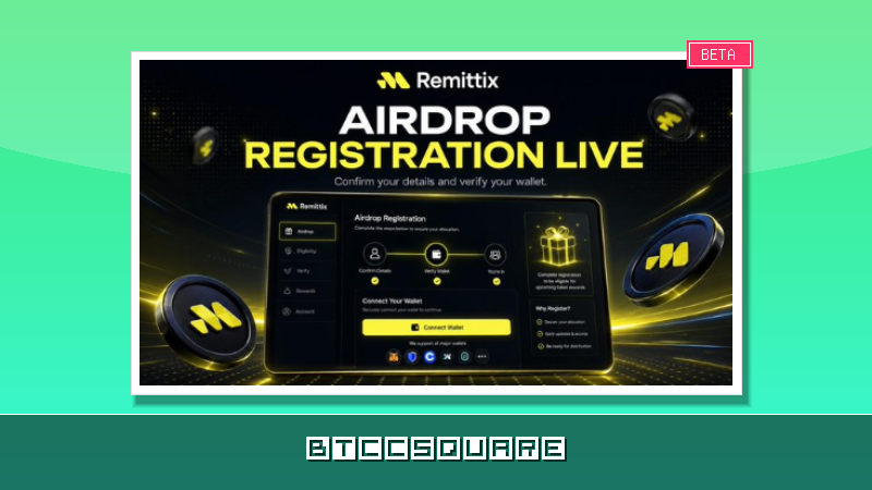 Remittix Airdrop Registration Now Live: Claim Tokens Before Official Launch