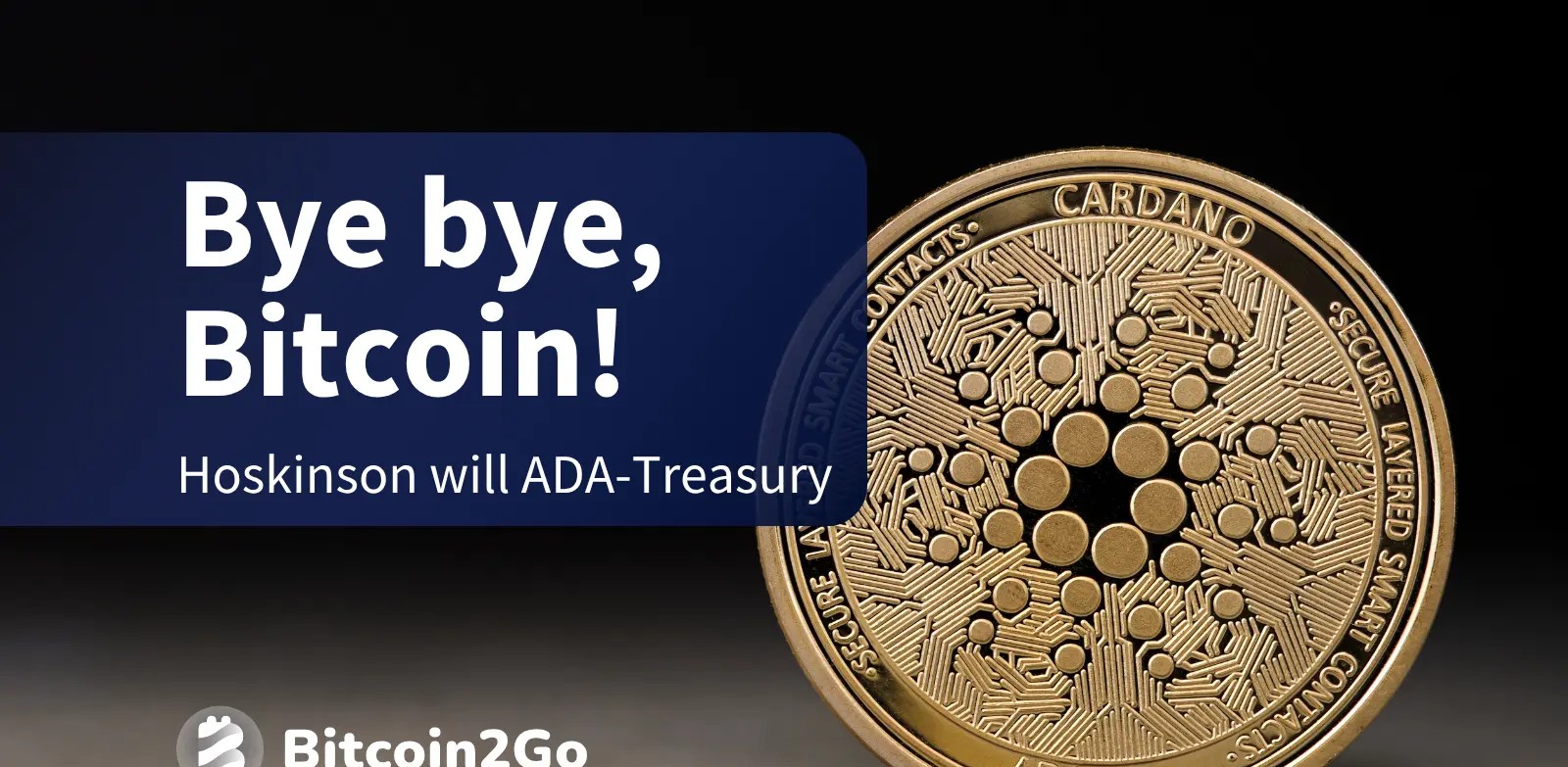Charles Hoskinson anuncia nueva estrategia de reservas para Cardano
