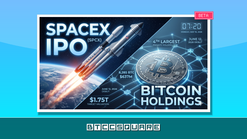 6억 달러 비트코인 품고 나스닥 입성…스페이스X 사상 최대 IPO, BTC 폭발적 상승 신호탄 되나