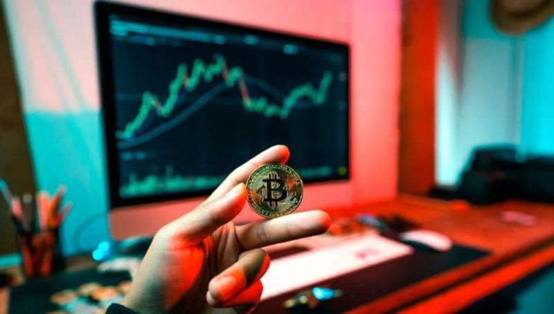 Graphique historique du Bitcoin avec projection &agrave; 3M$