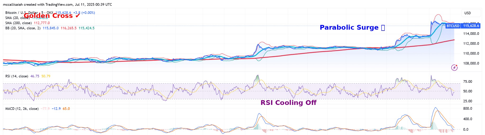 ビットコイン価格チャート