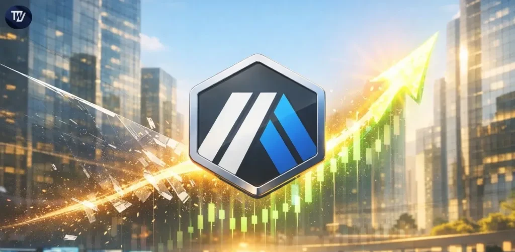Arbitrum (ARB) нацеливается на $0,46 после взрывного пробоя нисходящего канала