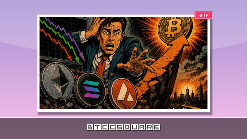 Ethereum, Solana et Avalanche s’effondrent de 10% : l’alerte baissière pour les altcoins malgré des records d’activité on-chain