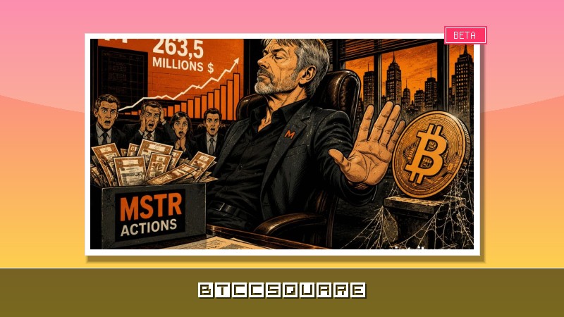 Stratégie choc : Strategy lève 263,5 M$ via son ATM sans toucher au Bitcoin