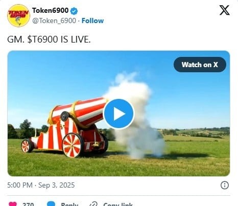TOKEN6900 Fiyat Grafiği