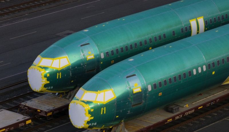 Linha de produção da Boeing em ritmo acelerado