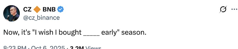 CZ'nin 10 Ekim Öncesi Tweeti