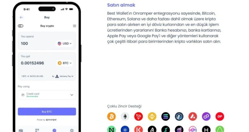 Best Wallet Arayüzü