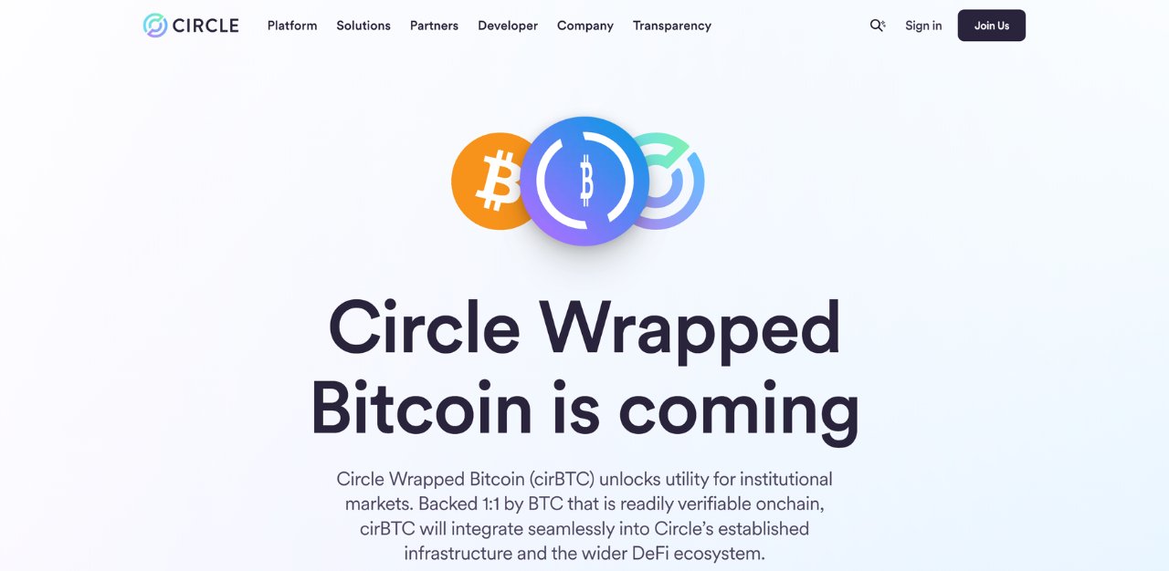 【速報】サークルがBTC1:1裏付けの「cirBTC」を発表──イーサリアムとArcで提供、DeFi生態系に新たな波