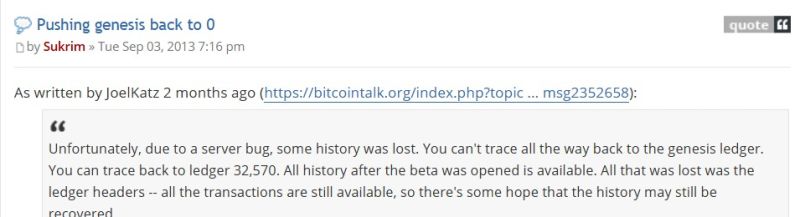 Ripple skeptics spread conspiracy theories over its lost early 32,569 ledgers