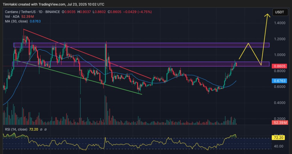 Cardano fiyat grafiği