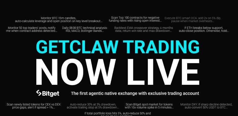 Bitget、AI専用取引口座を開設！エージェントネイティブ取引所への進化が始動