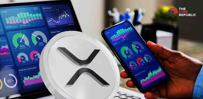 Gráfico do preço do XRP com tendência de queda