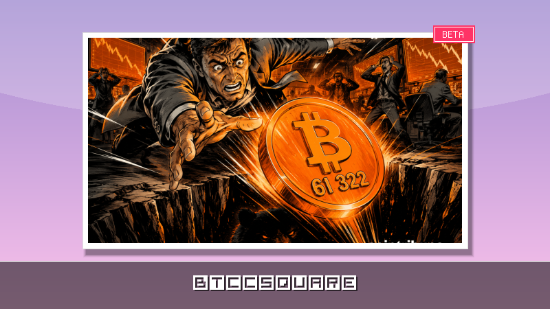 Bitcoin Plunges to $61,322: Market Hits Lowest Since February as 10% Correction Wipes Out Gains